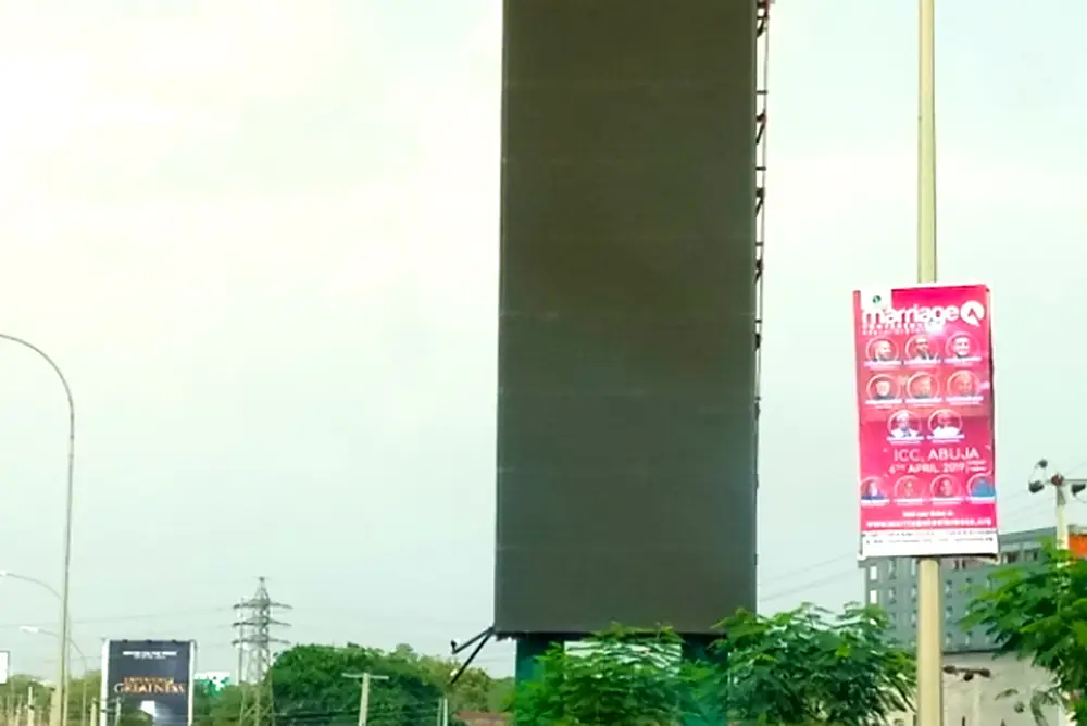 LED billboard - Along Airport Road