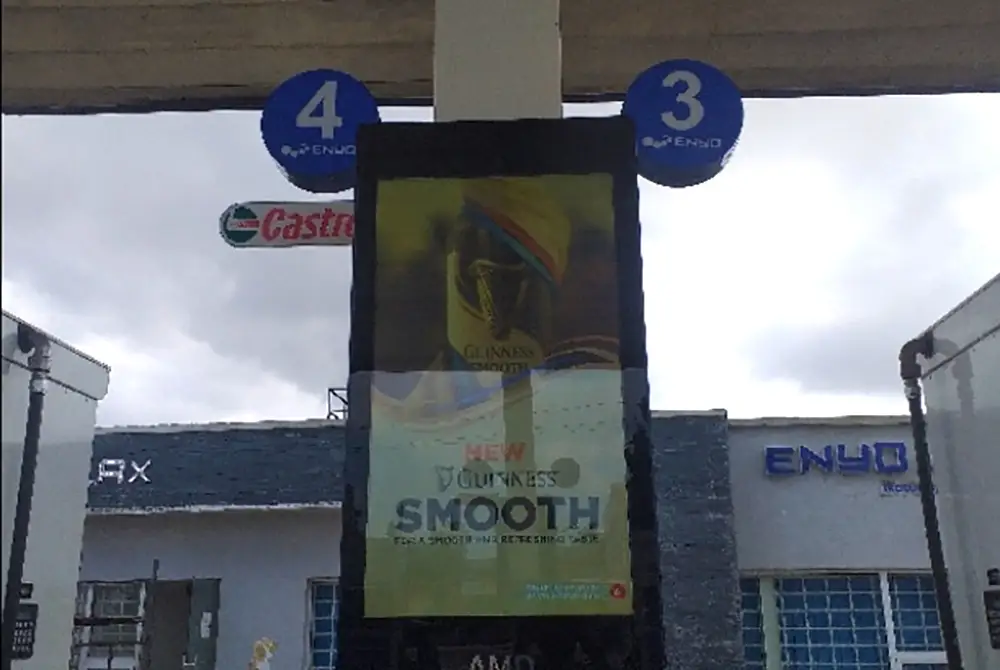 Filling Station Screens billboard - Along Ikotun-Igando Road, Igando, Alimosho Lga. Lagos State