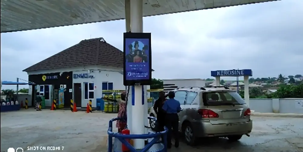 Filling Station Screens billboard - Along Old Ibadan-Ife, Road, Ibadan Egbeda Lga, Oyo State