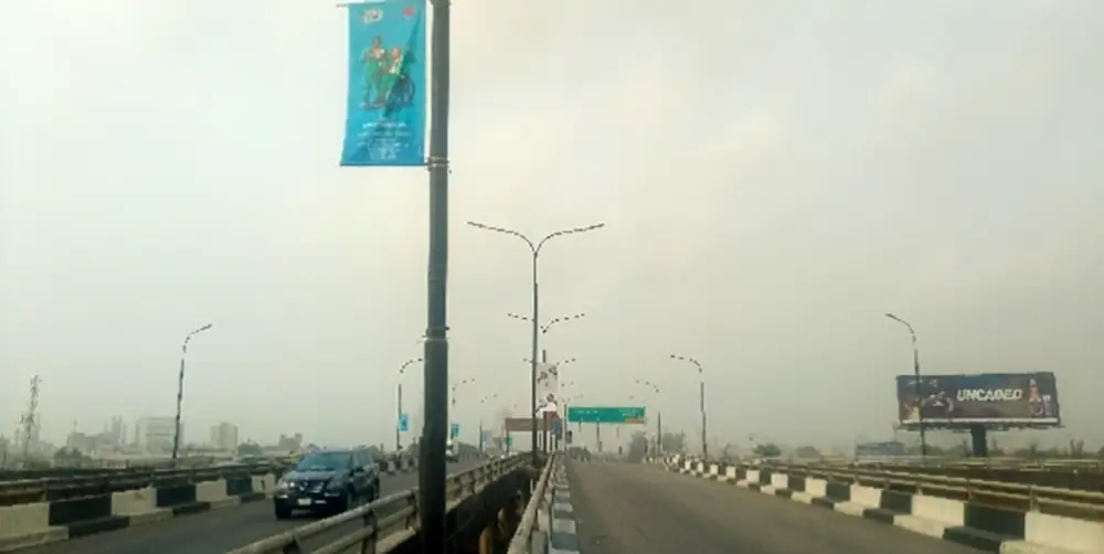 Lamp Poles - Osborne Inwards Third Mainland Bridge