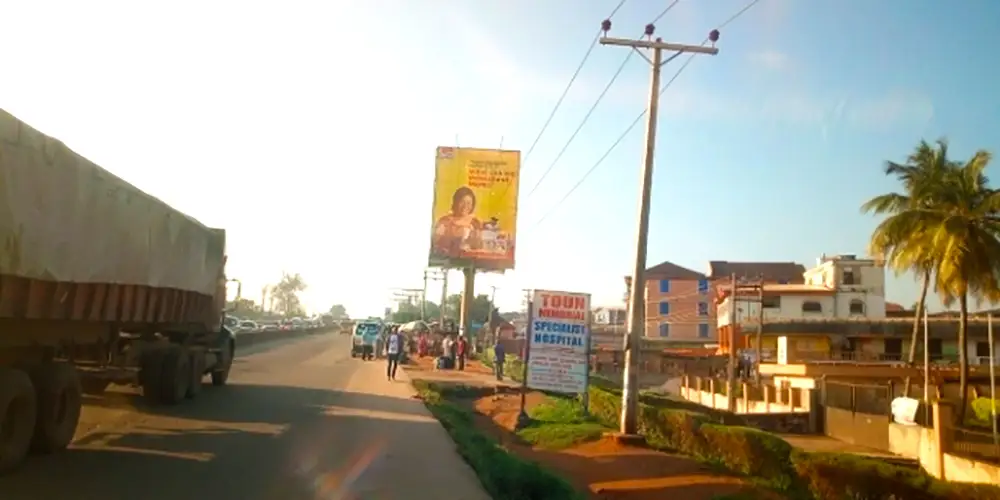 Portrait billboard - Along Ibadan-Ife Expressway