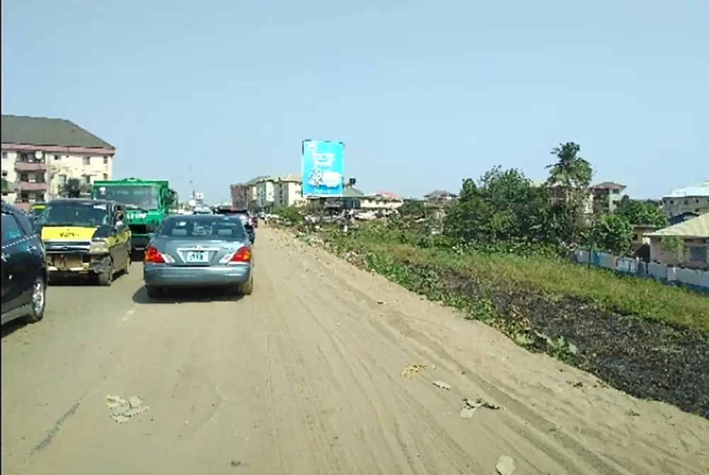 Portrait billboard - Along Owerri-Aba Road Opposite Total Petrol Station