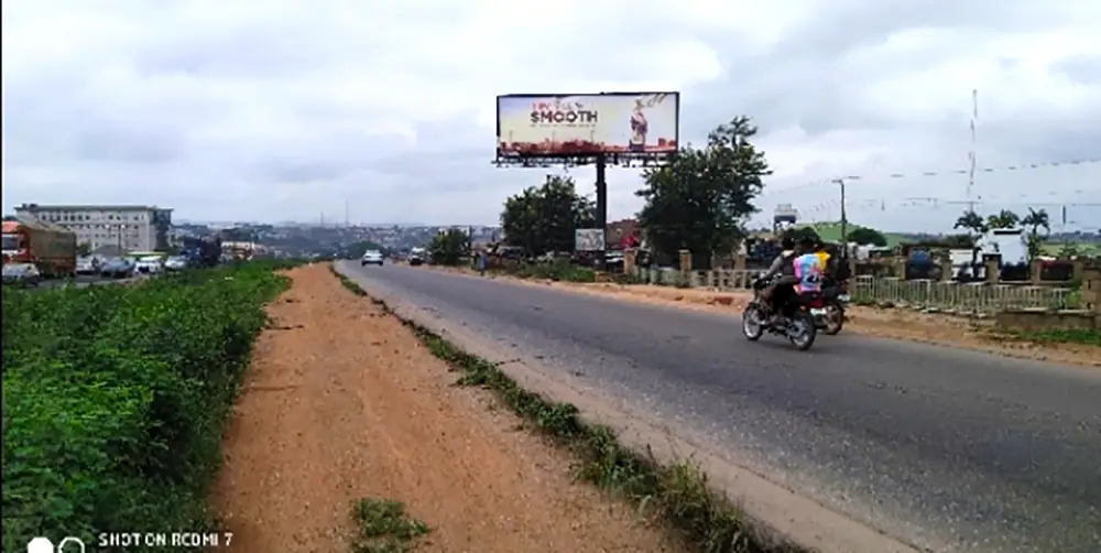 Unipole billboard - Along Lagos-Ibadan Expressway,