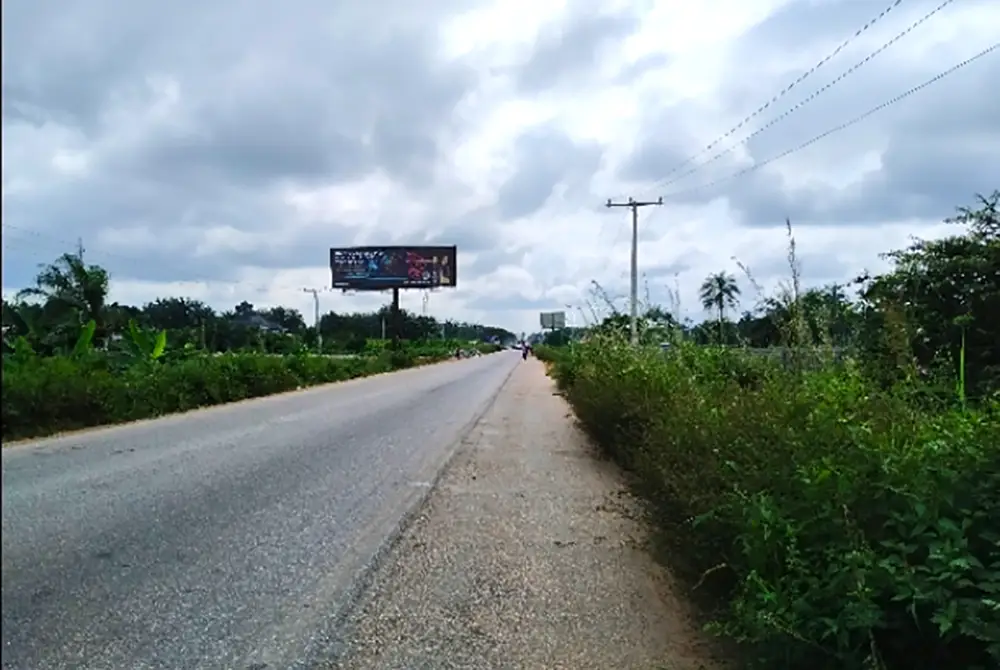 Unipole billboard - Along Owerri Aba Road