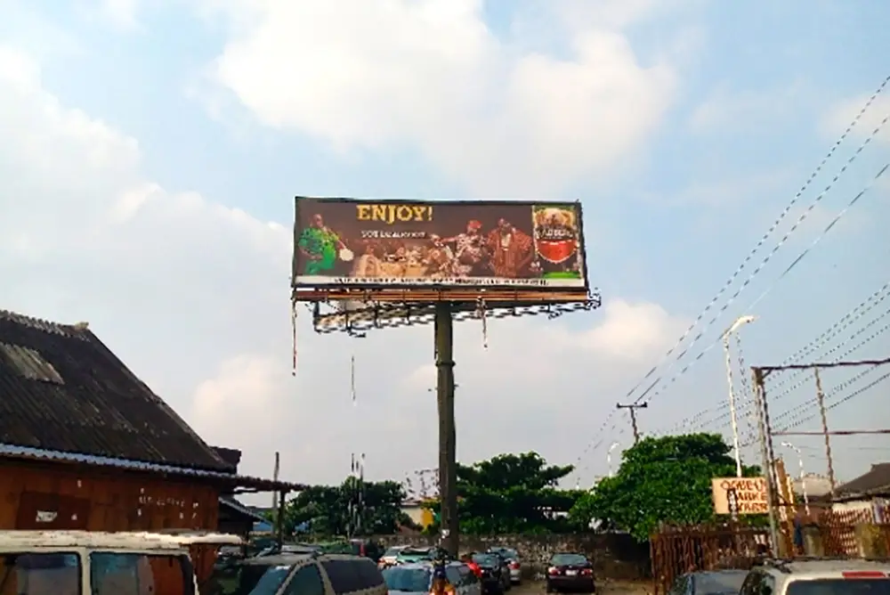 Unipole billboard - Warri