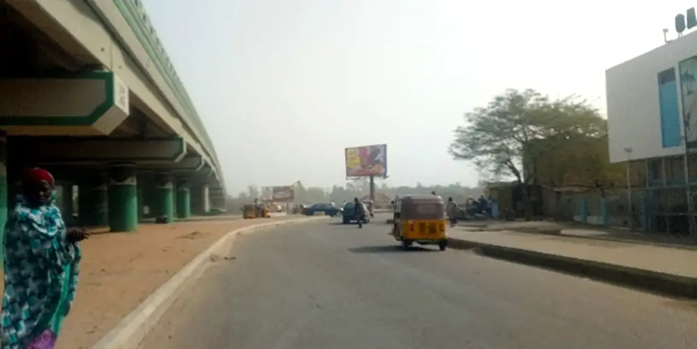 Unipole billboard - Zaria Road