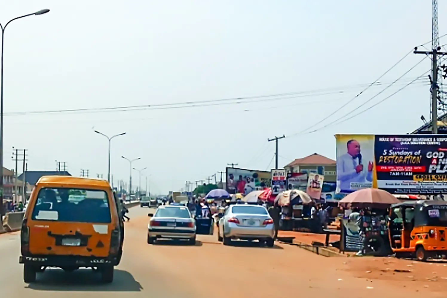48 Sheet billboard - Along Auchi Road Inside Urora Market Facing