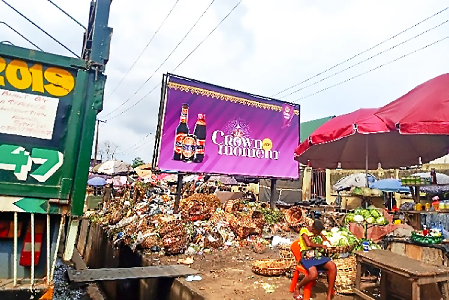 48 Sheet billboard - Onitsha Enugu Road By Seedling Market Facing
