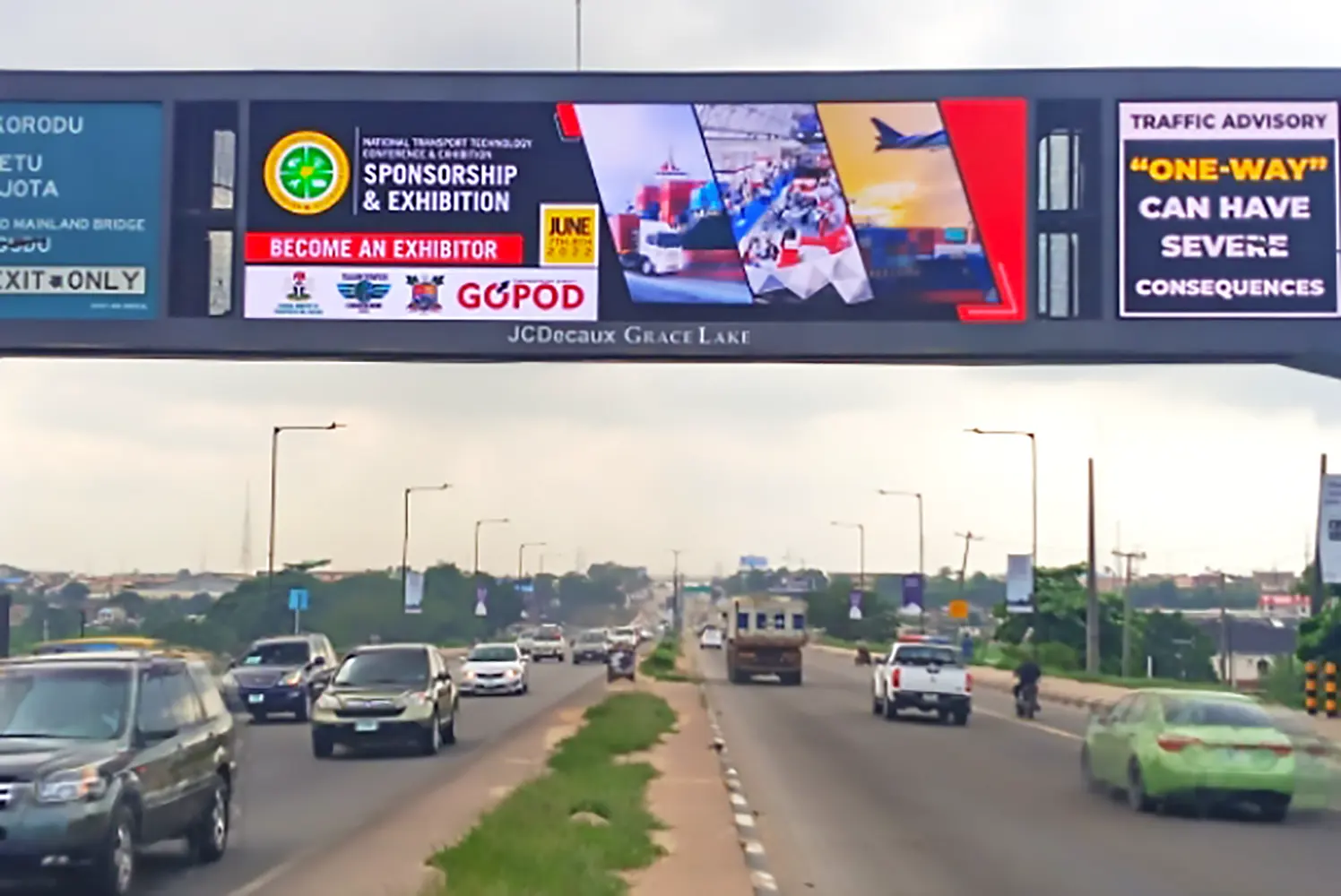 LED billboard - Along Ikorodu Road By Ojota Link Bridge,