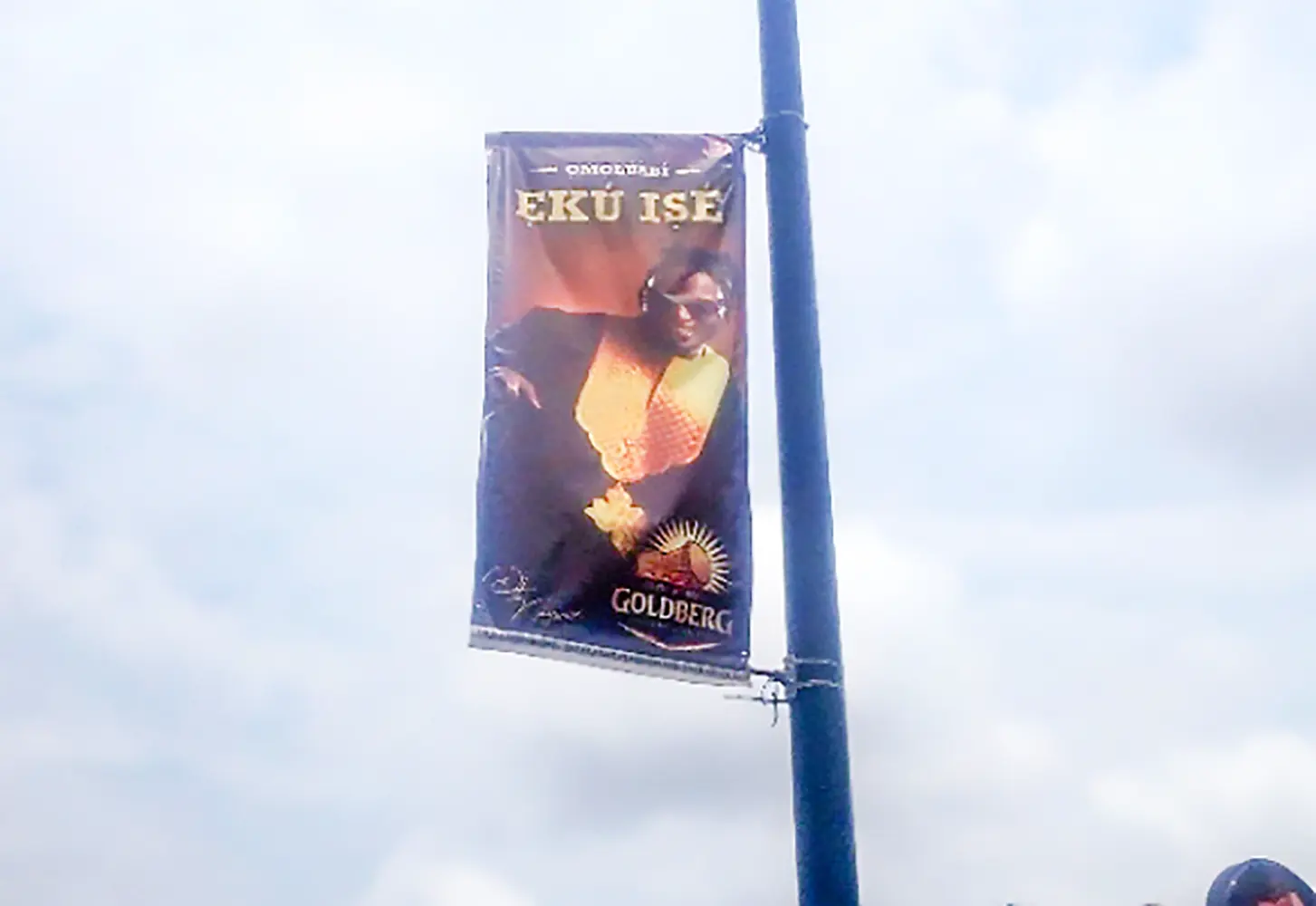 Lamp Poles billboard - Akowonjo - Egbeda Road(20 Unit Lamppoles)