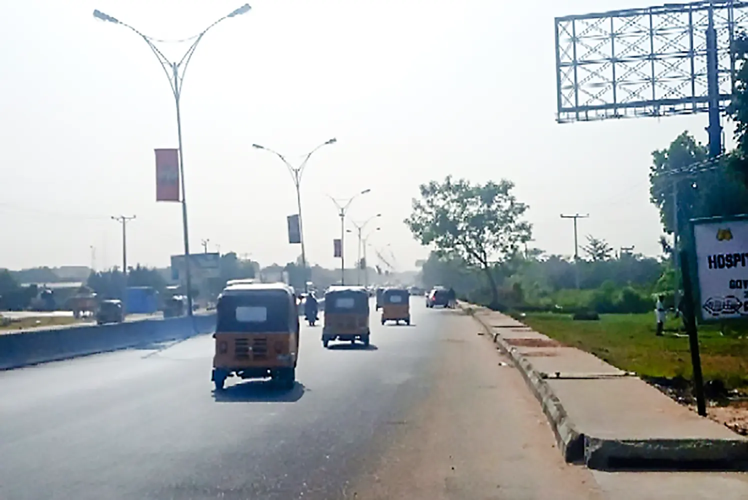 Lamp Poles billboard - Aminu Kano Way