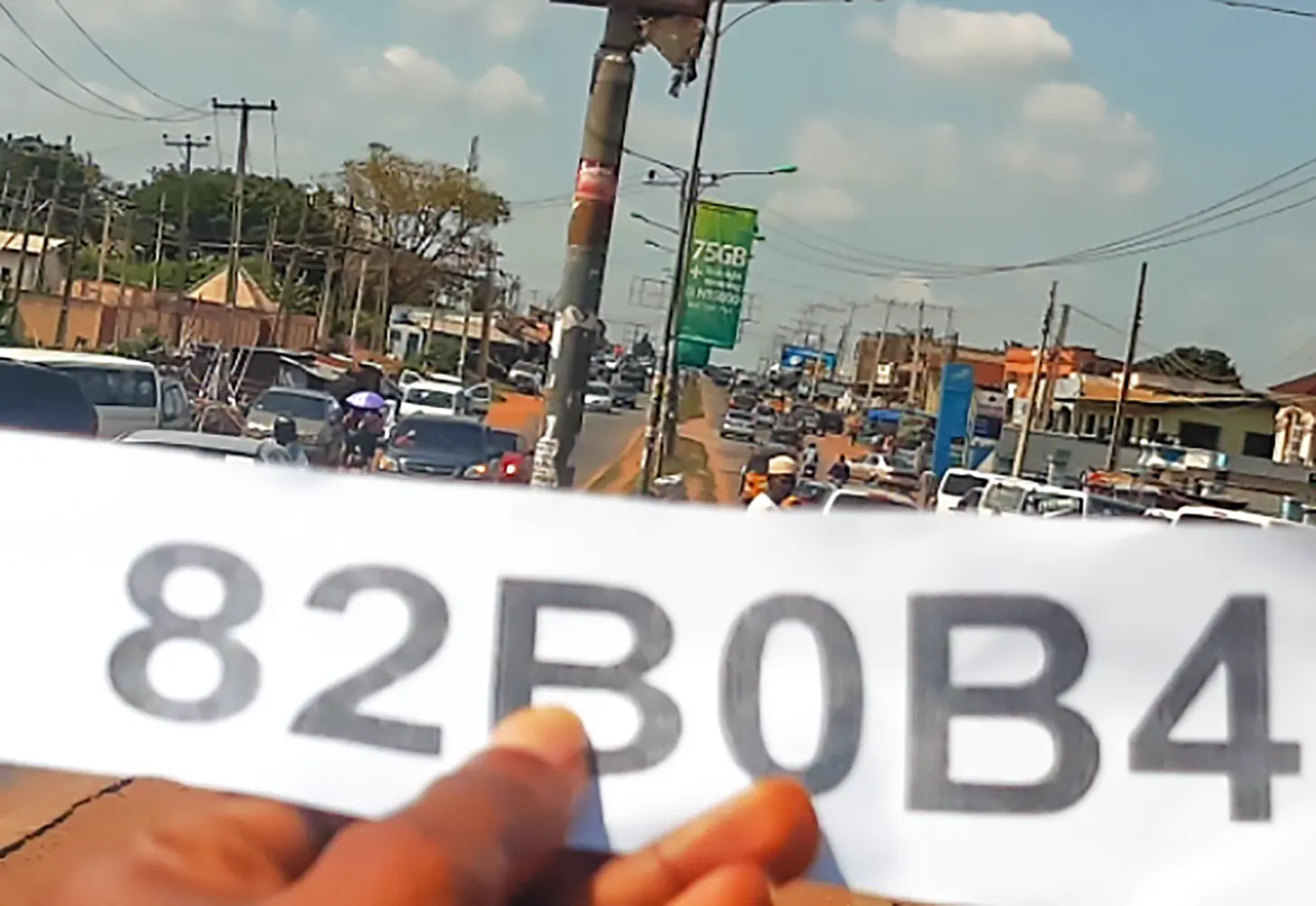 Lamp Poles billboard - Gerin Alimi - Oja Oba