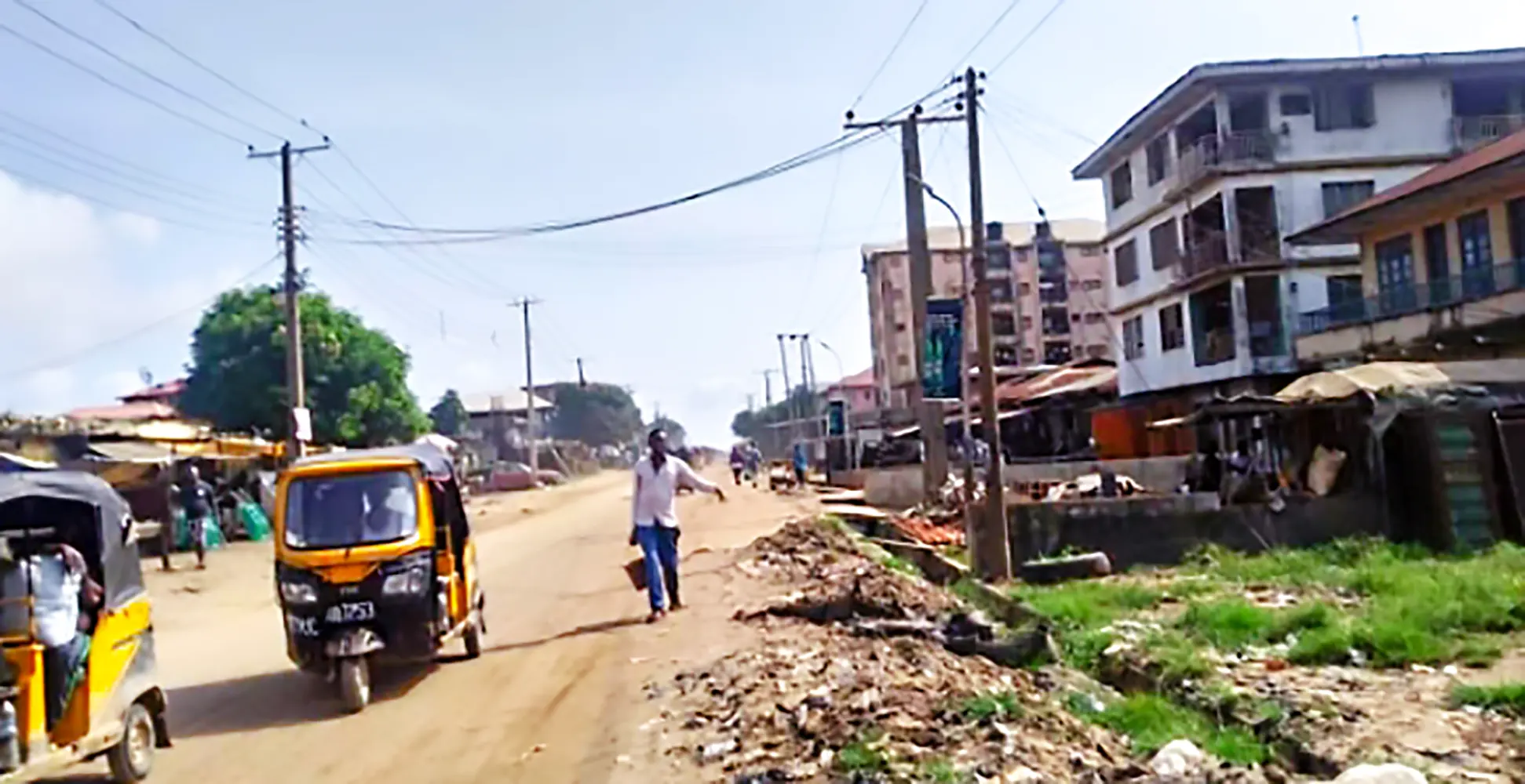 Lamp Poles billboard - Niger Street