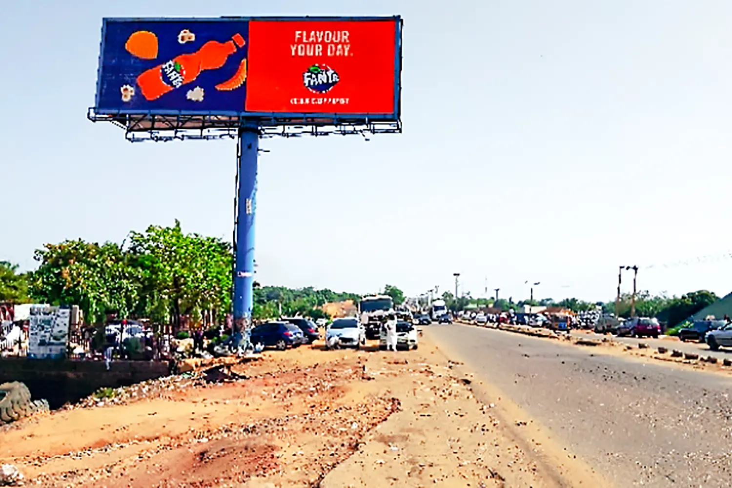 Unipole billboard - Along Nnamdi Azikiwe Expressway/Bye Pass By Nda