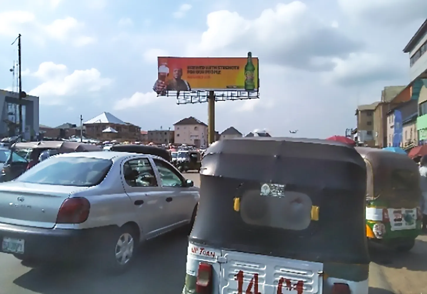 Unipole billboard - Hero: Unipole Spect Along Umuahia Road, By