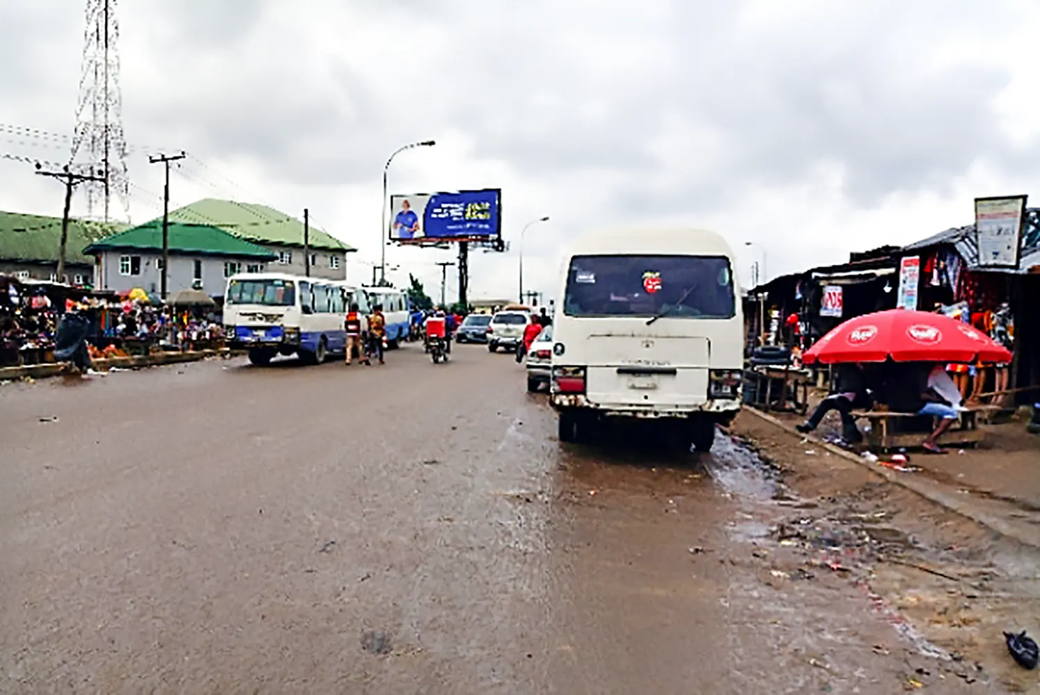 Unipole billboard - Portharcourt - Along Port Harcort - Aba